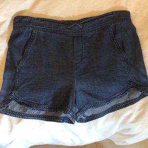 Chambray soft shorts